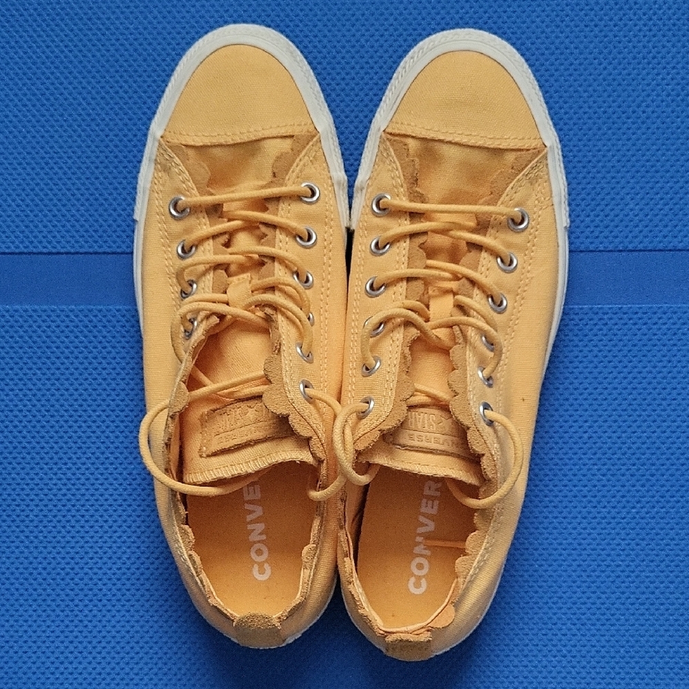 Converse Mustard Yellow Canvas Sneakers